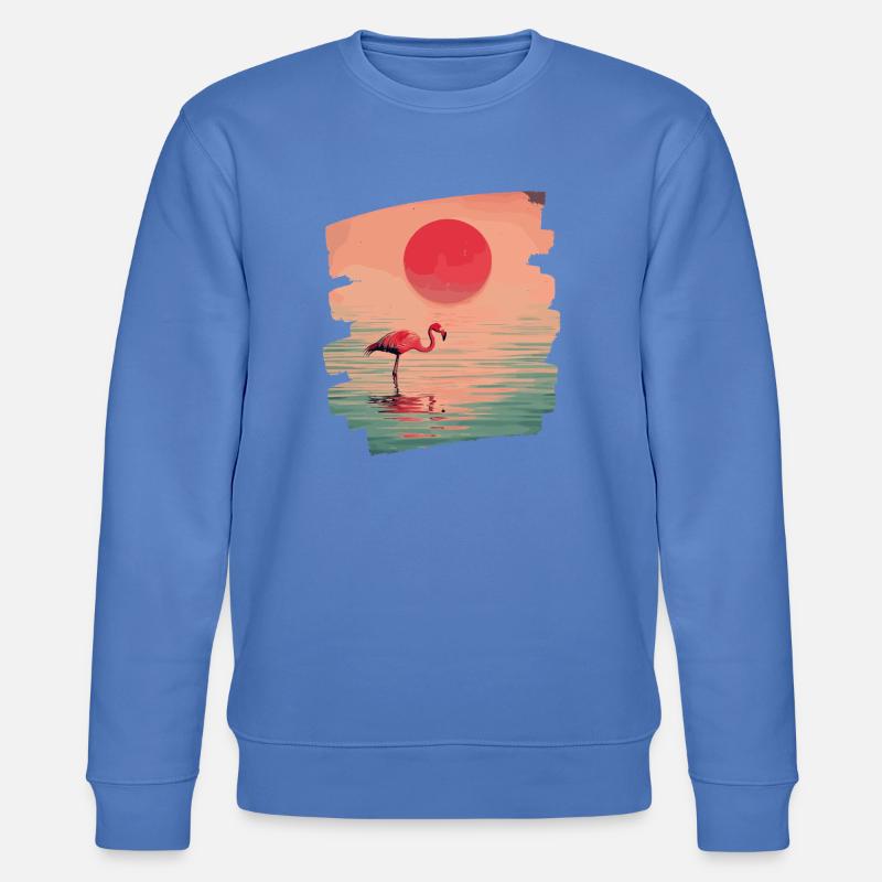Flamingo - Stanley/Stella Unisex Bio-Sweatshirt CHANGER  - Blau