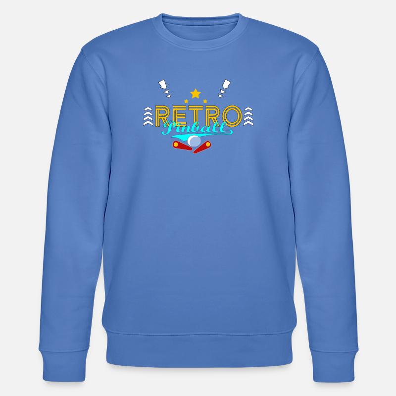 Retro-Flipper - Stanley/Stella Unisex Bio-Sweatshirt CHANGER  - Blau
