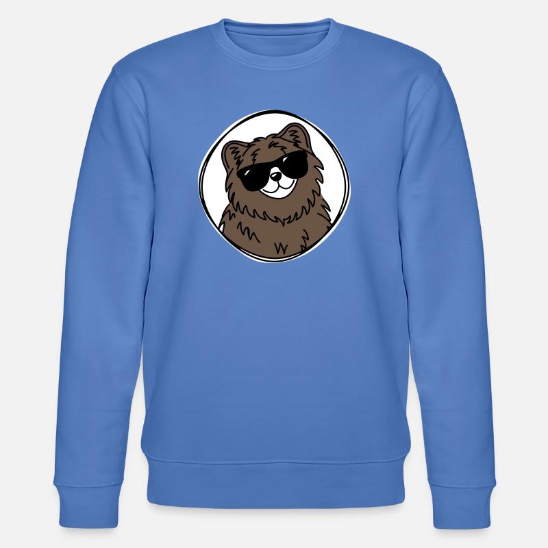 Cooler Bär - Stanley/Stella Unisex Bio-Sweatshirt CHANGER  - Blau