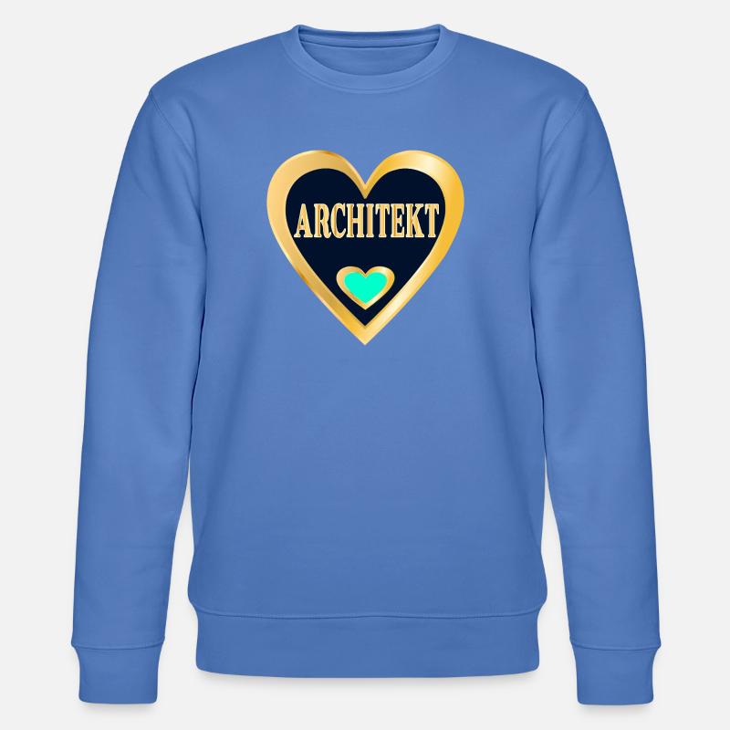 ARCHITEKTUR BERUF STUDIUM ARCHITEKT - Stanley/Stella Unisex Bio-Sweatshirt CHANGER  - Blau