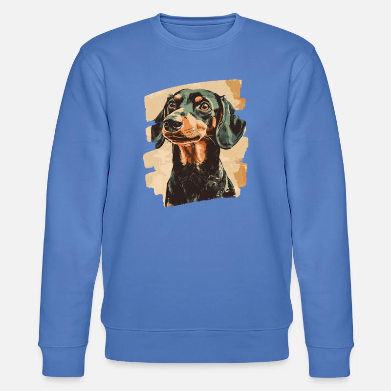 Dackel Dachshund - Stanley/Stella Unisex Bio-Sweatshirt CHANGER  - Blau