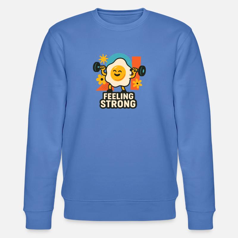 Ei-nfach stark! - Stanley/Stella Unisex Bio-Sweatshirt CHANGER  - Blau