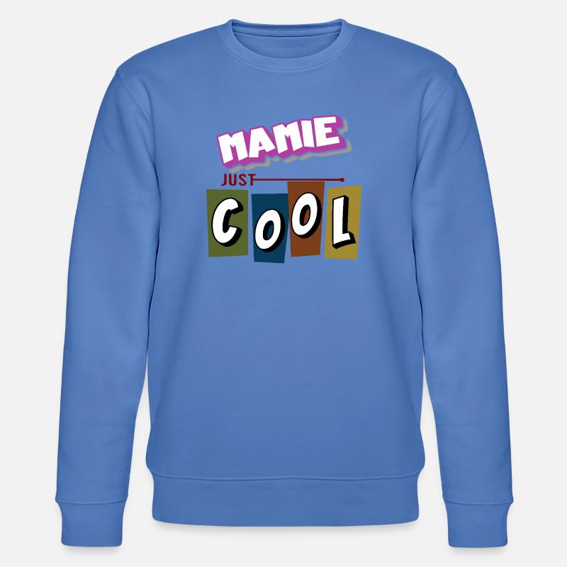 Oma einfach cool - Stanley/Stella Unisex Bio-Sweatshirt CHANGER  - Blau