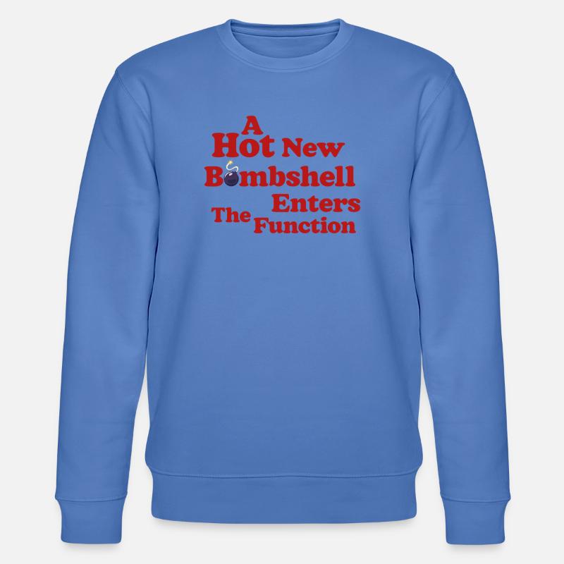 Bombshell at the Function - Stanley/Stella Unisex Bio-Sweatshirt CHANGER  - Blau