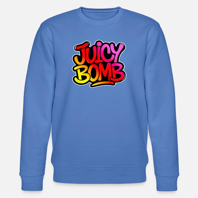Juicy bomb - Stanley/Stella Unisex Bio-Sweatshirt CHANGER  - Blau