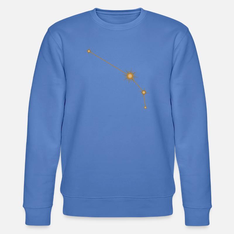 Stern Konstellation Widder Sternzeichen Sternzeichen Golden - Stanley/Stella Unisex Bio-Sweatshirt CHANGER - Blau