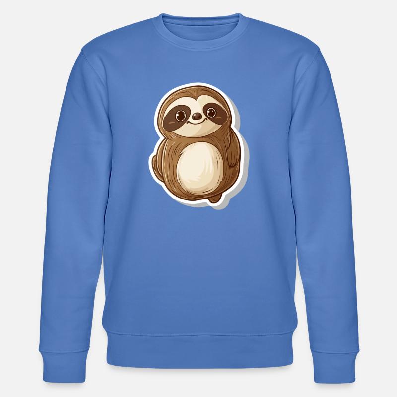 Faultier - Stanley/Stella Unisex Bio-Sweatshirt CHANGER  - Blau