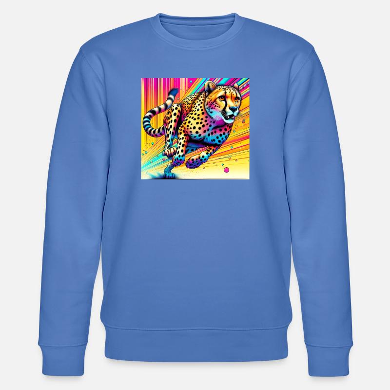 Gepard - Stanley/Stella Unisex Bio-Sweatshirt CHANGER  - Blau
