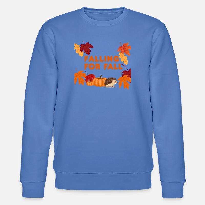 Falling Fall - Stanley/Stella Unisex Bio-Sweatshirt CHANGER  - Blau