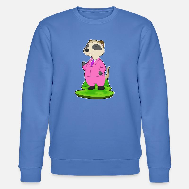 Erdmännchen Bräutigam Anzug Hochzeit - Stanley/Stella Unisex Bio-Sweatshirt CHANGER  - Blau