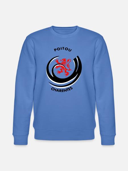 Emblem Poitou Charentes - Stanley/Stella CHANGER Unisex Organic Sweatshirt - bright blue
