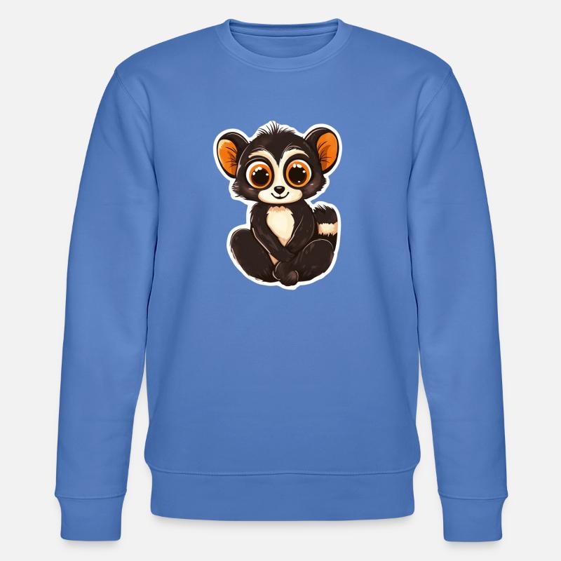 Lemur - Stanley/Stella Unisex Bio-Sweatshirt CHANGER  - Blau
