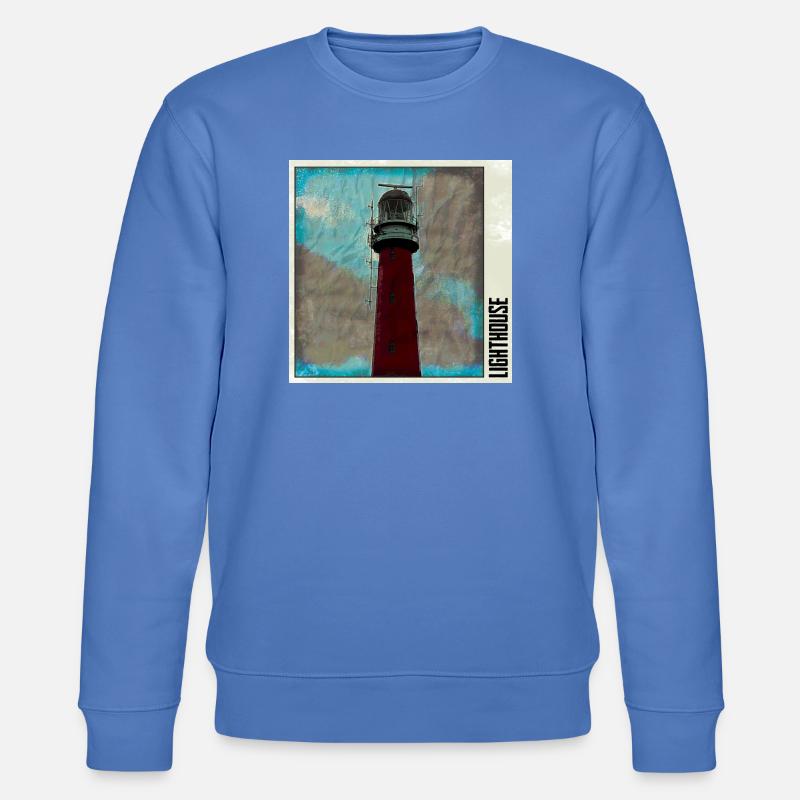Leuchtturm im Sturm - Stanley/Stella Unisex Bio-Sweatshirt CHANGER  - Blau