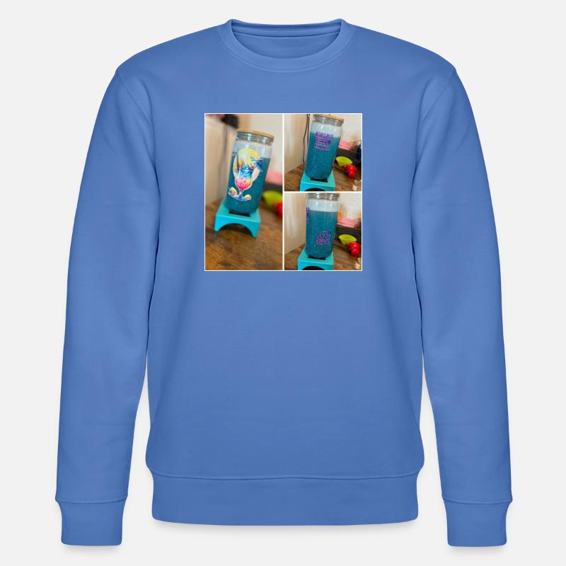 Glitzerbecher - Stanley/Stella Unisex Bio-Sweatshirt CHANGER  - Blau