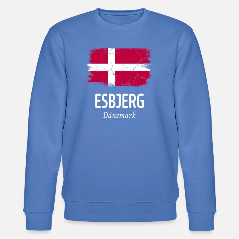 Esbjerg - Stanley/Stella Unisex Bio-Sweatshirt CHANGER - Blau
