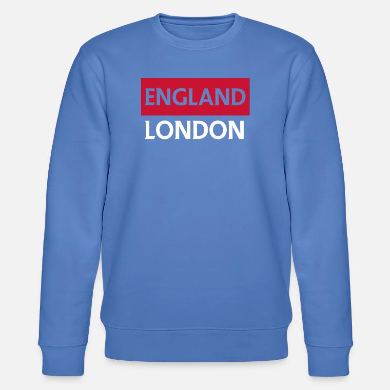 Conception de rotation du drapeau anglais - Sweat bio CHANGER Stanley/Stella Unisexe - bleu