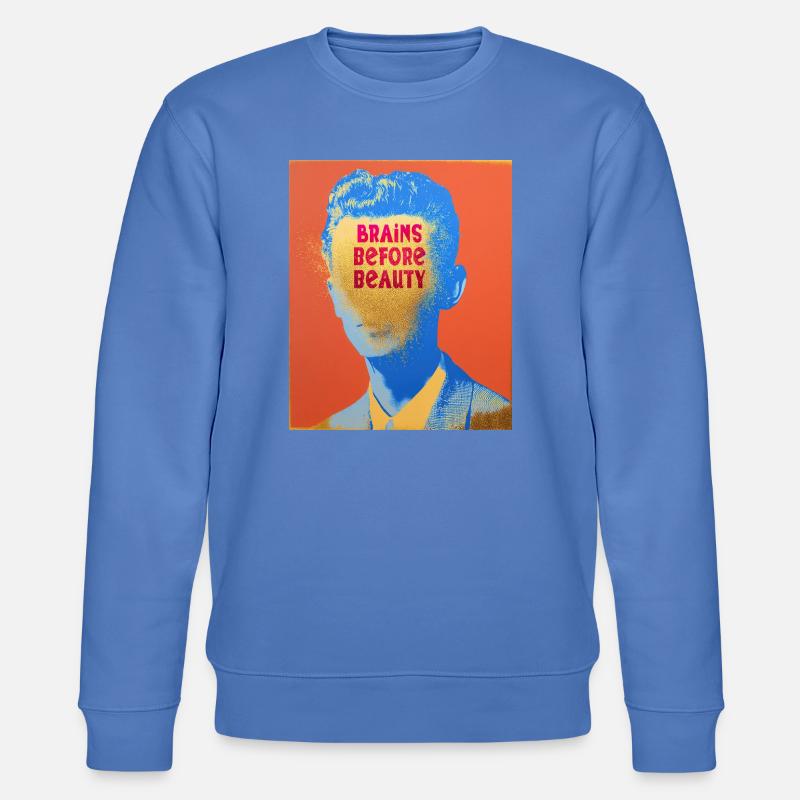 Personne réfléchie avec un message - Sweat bio CHANGER Stanley/Stella Unisexe - bleu