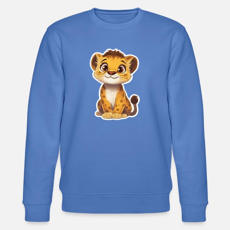 Löwe - Stanley/Stella Unisex Bio-Sweatshirt CHANGER  - Blau
