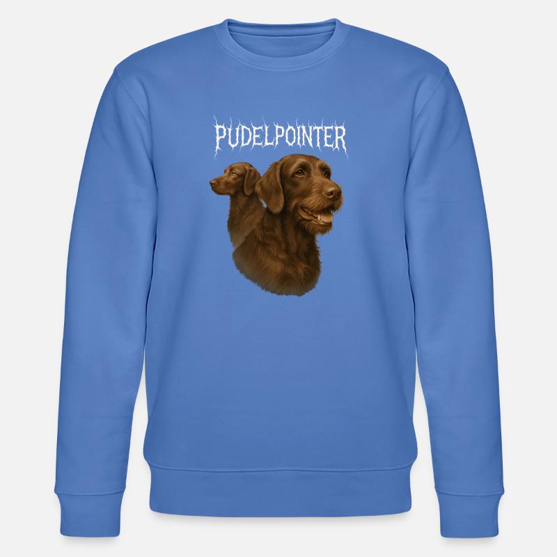 Caniche Pointer - Sweat bio CHANGER Stanley/Stella Unisexe - bleu