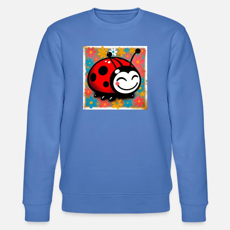 Marienkäfer - Stanley/Stella Unisex Bio-Sweatshirt CHANGER  - Blau