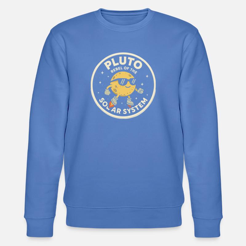 Pluto Rebell des Sonnensystems - Stanley/Stella Unisex Bio-Sweatshirt CHANGER - Blau