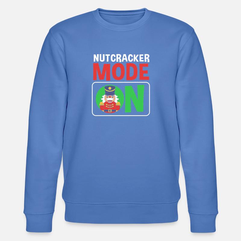 Nussknacker Weihnachten - Stanley/Stella Unisex Bio-Sweatshirt CHANGER - Blau