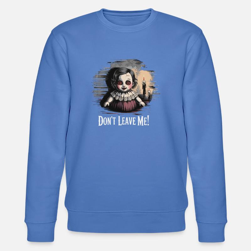 Verlass mich nicht Puppe - Stanley/Stella Unisex Bio-Sweatshirt CHANGER  - Blau