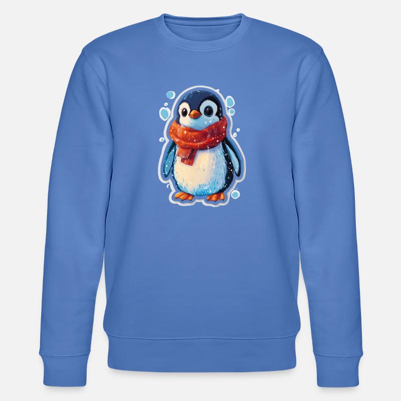 Pinguin - Stanley/Stella Unisex Bio-Sweatshirt CHANGER  - Blau