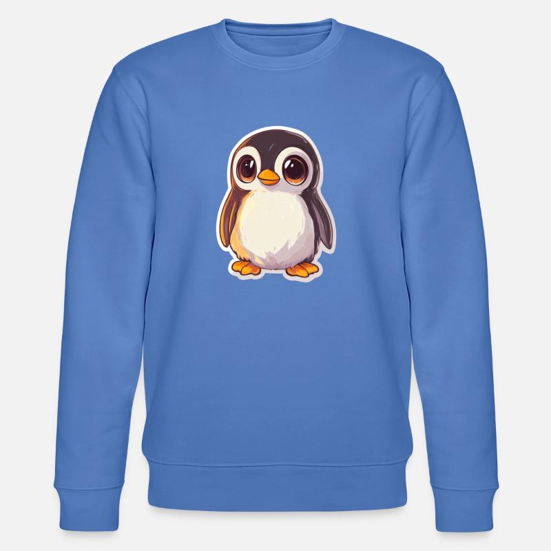 Pinguin - Stanley/Stella Unisex Bio-Sweatshirt CHANGER  - Blau