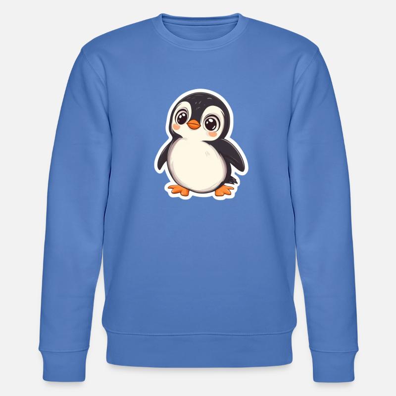 Pinguin - Stanley/Stella Unisex Bio-Sweatshirt CHANGER  - Blau