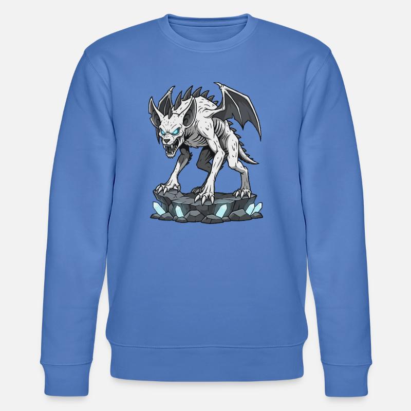 Chupacabra Dämonenwolf - Stanley/Stella Unisex Bio-Sweatshirt CHANGER  - Blau