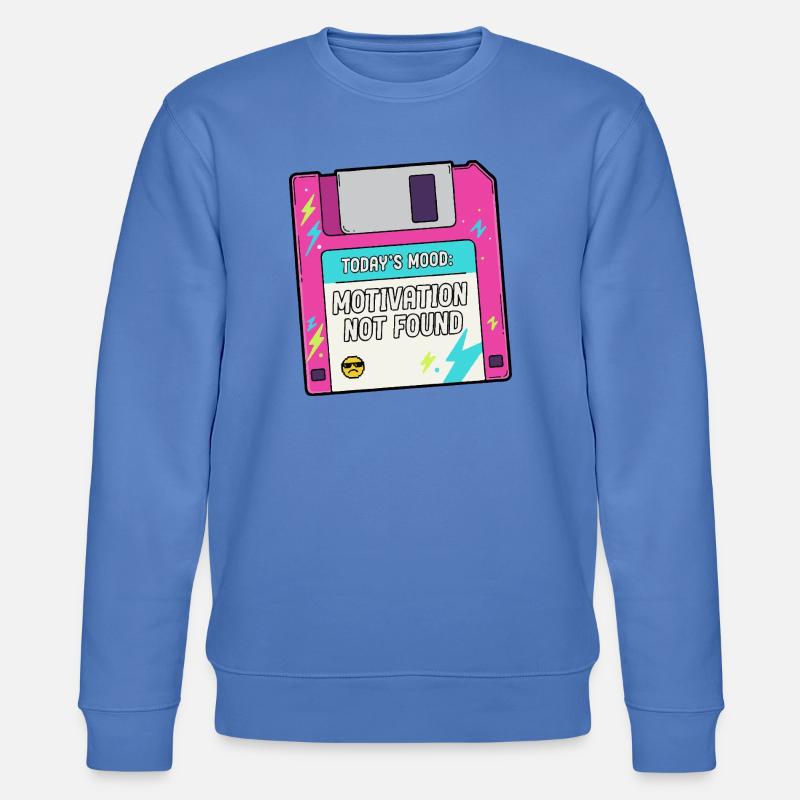 Auf der Diskette fehlt die Motivation - Stanley/Stella Unisex Bio-Sweatshirt CHANGER  - Blau
