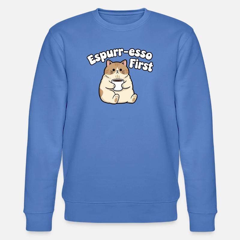 Espurr-Esso First - Stanley/Stella Unisex Bio-Sweatshirt CHANGER  - Blau