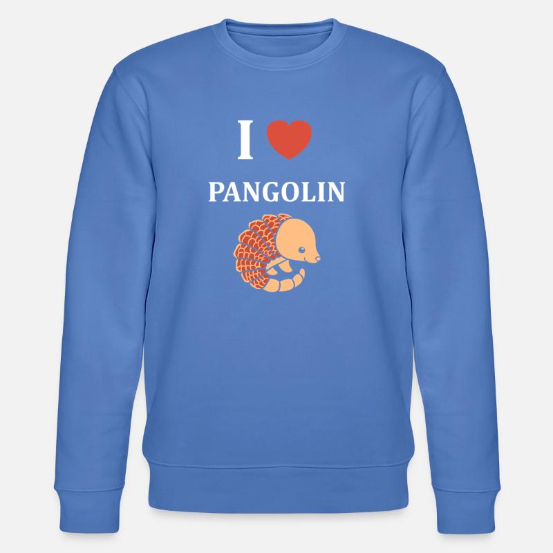 J'aime le pangolin - Sweat bio CHANGER Stanley/Stella Unisexe - bleu