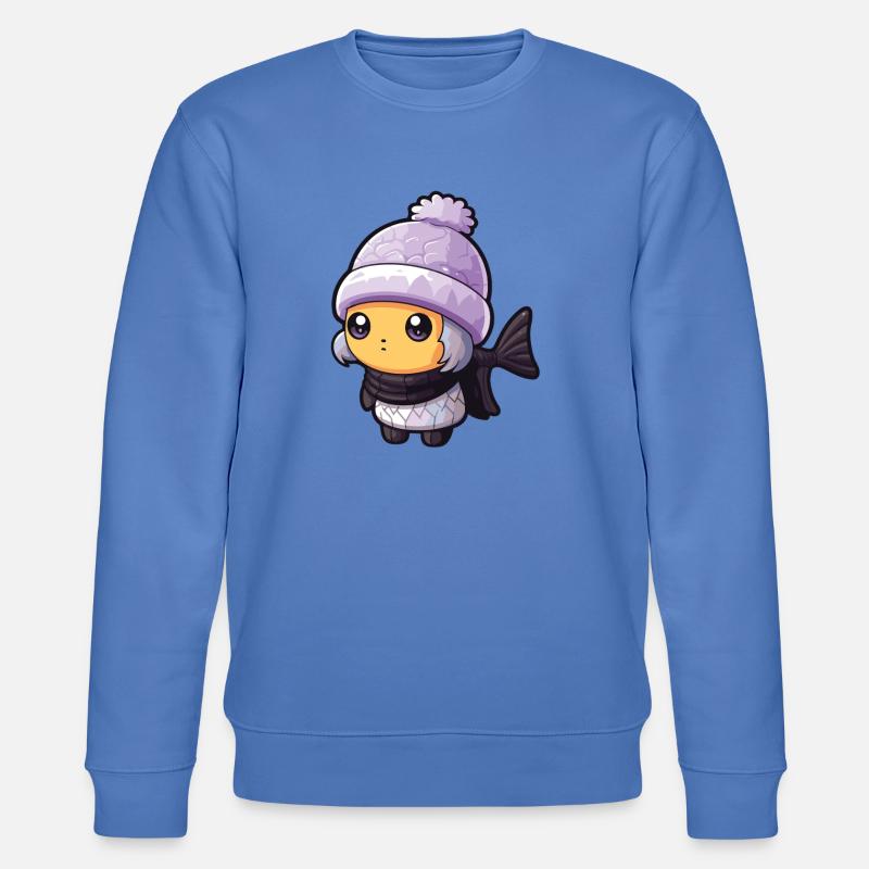Fisch Winter Tier Anime - Stanley/Stella Unisex Bio-Sweatshirt CHANGER - Blau