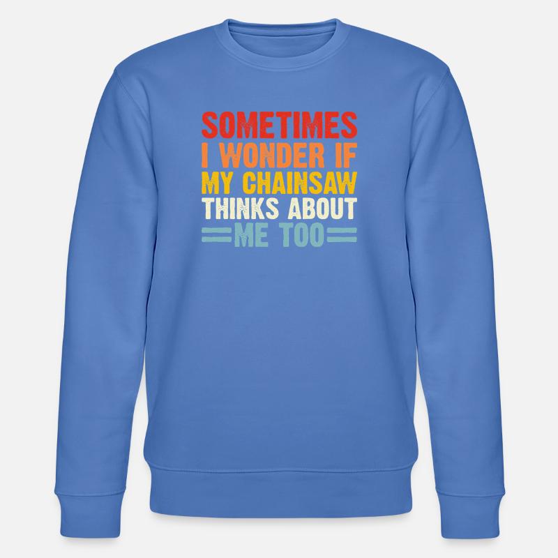 Cadeau de menuisier Ébéniste Menuisier - Sweat bio CHANGER Stanley/Stella Unisexe - bleu