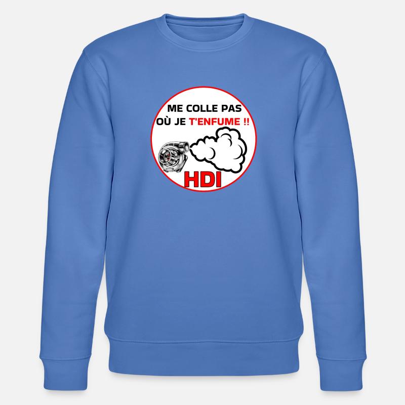 Bleib nicht bei mir, hdi - Stanley/Stella Unisex Bio-Sweatshirt CHANGER - Blau
