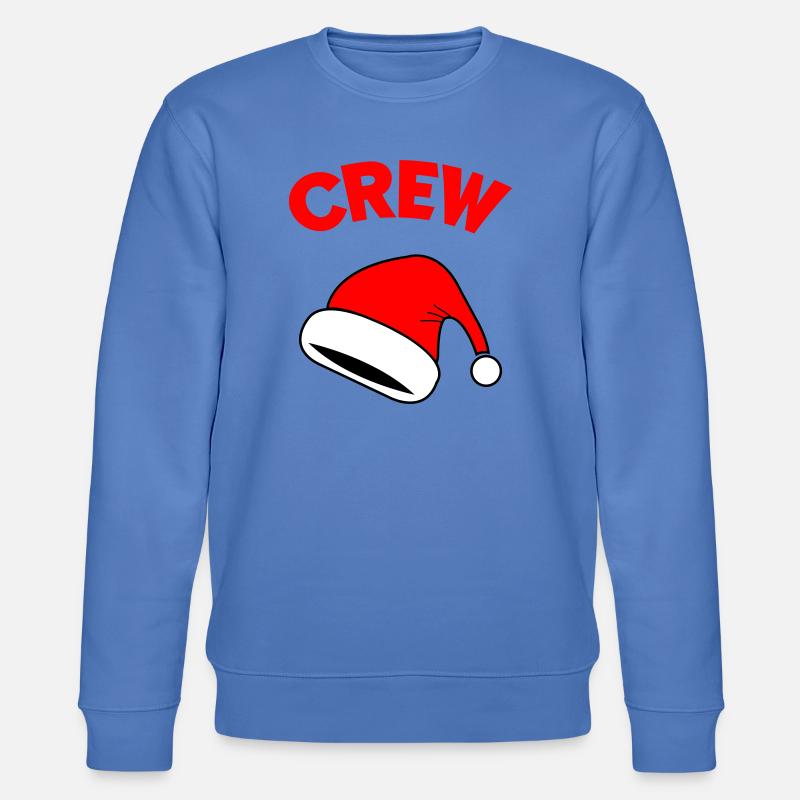 Santa Crew - Stanley/Stella Unisex Bio-Sweatshirt CHANGER  - Blau