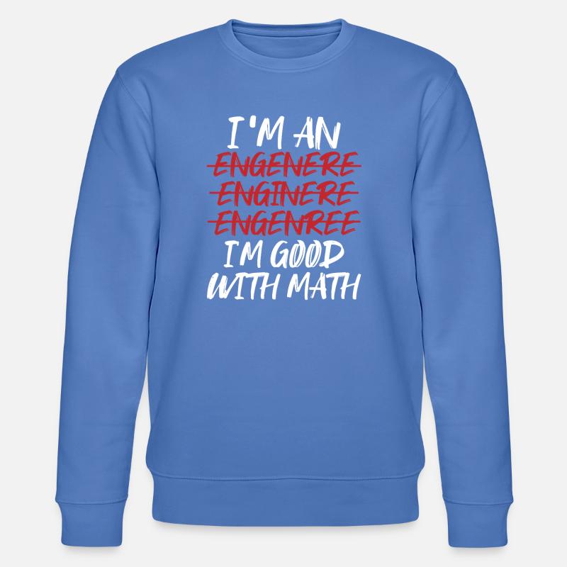 Math Math Math Teacher Mathematician - Stanley/Stella CHANGER Unisex Organic Sweatshirt - bright blue
