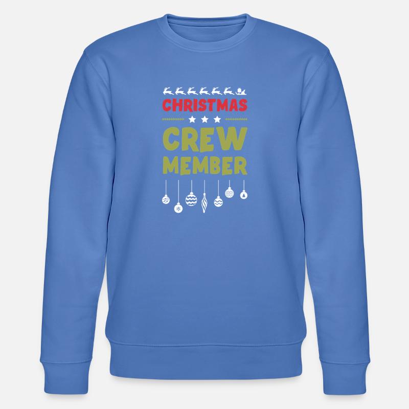 Noël de l’équipage de Weihnachten - Sweat bio CHANGER Stanley/Stella Unisexe - bleu