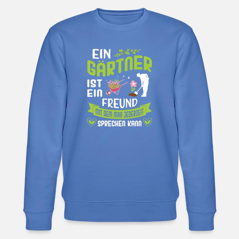 Garten Gärtner Gärtnern Gartenarbeit Gartenarbeit - Stanley/Stella Unisex Bio-Sweatshirt CHANGER  - Blau