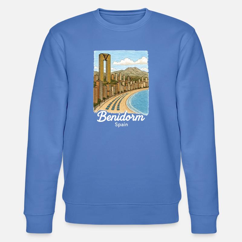 Benidorm Spanien - Stanley/Stella Unisex Bio-Sweatshirt CHANGER  - Blau