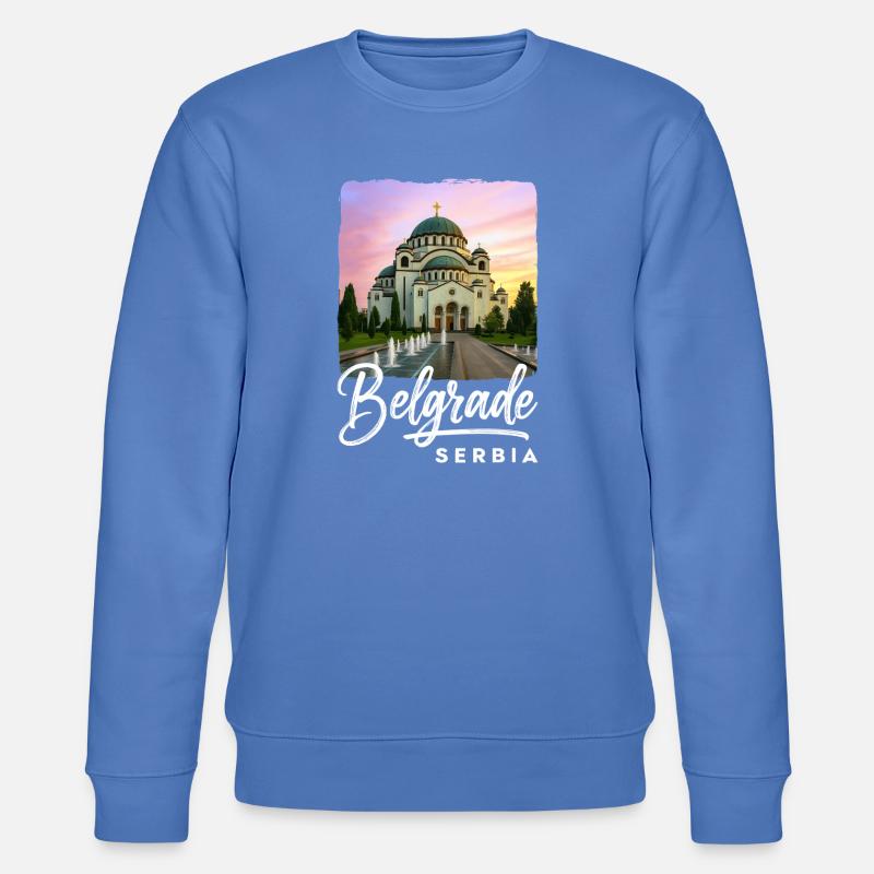 Belgrad Serbien - Stanley/Stella Unisex Bio-Sweatshirt CHANGER  - Blau