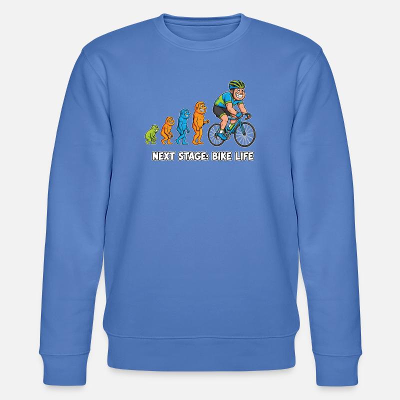 Évolution vers la vie vélo-vélo - Sweat bio CHANGER Stanley/Stella Unisexe - bleu