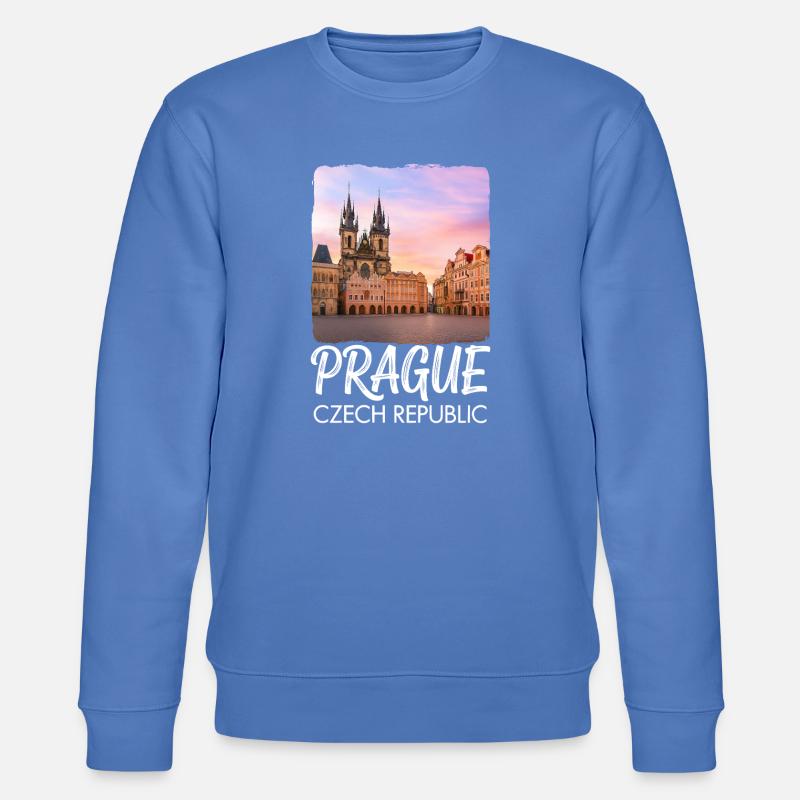 Prag Tschechien - Stanley/Stella Unisex Bio-Sweatshirt CHANGER  - Blau