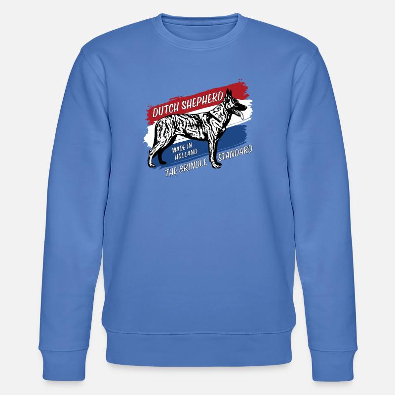 Dutch Shepherd – Dutchie - Stanley/Stella Unisex Bio-Sweatshirt CHANGER  - Blau