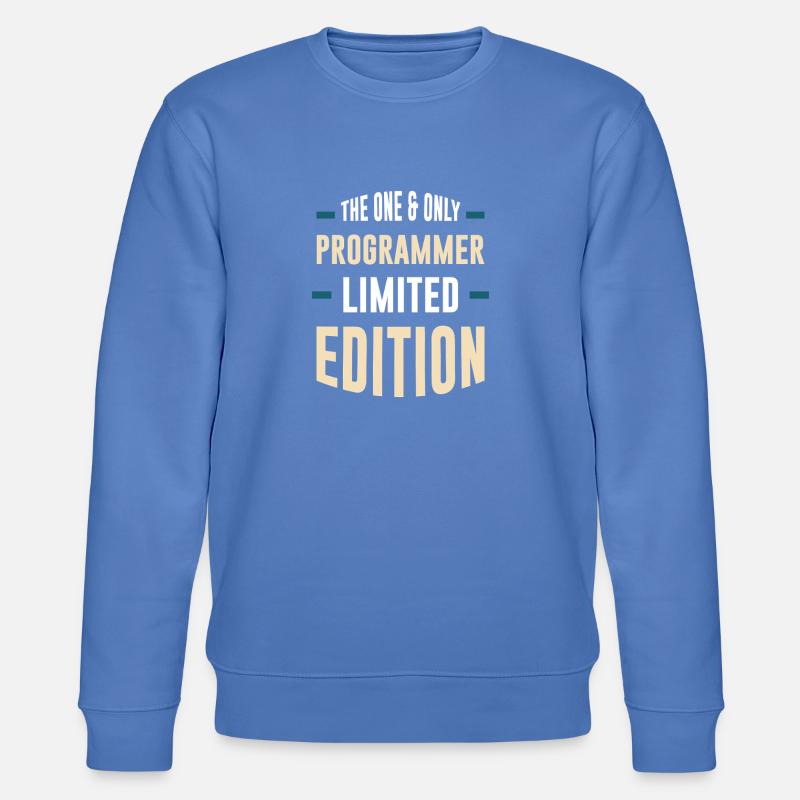 Einziger Programmierer Limited Edition - Stanley/Stella Unisex Bio-Sweatshirt CHANGER  - Blau