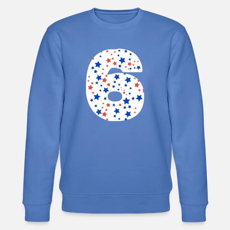 Nummer 6  - Stanley/Stella Unisex Bio-Sweatshirt CHANGER  - Blau