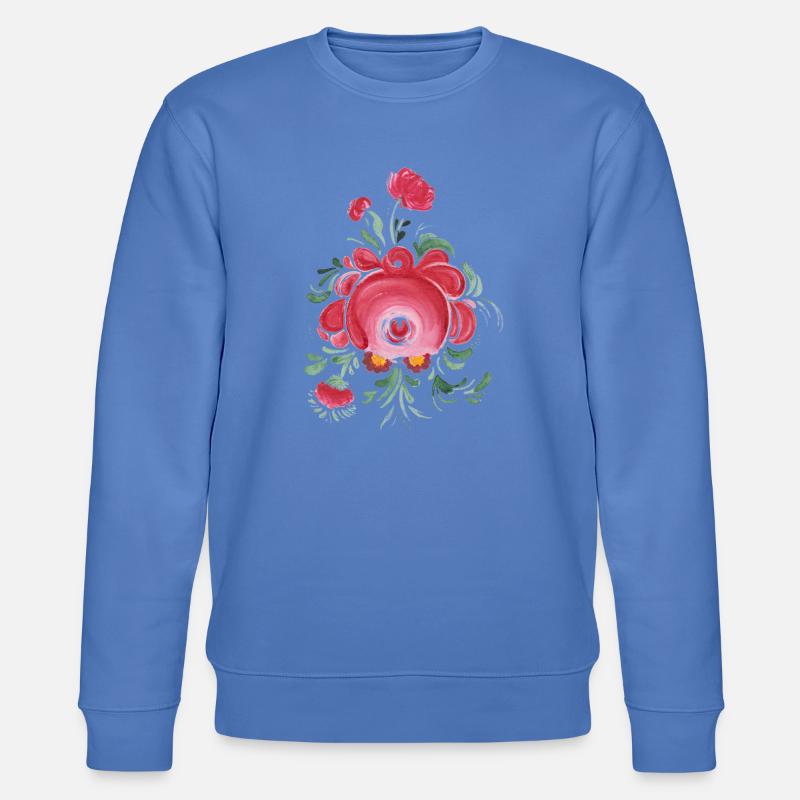 Ostfriesische Teerose - Stanley/Stella Unisex Bio-Sweatshirt CHANGER  - Blau