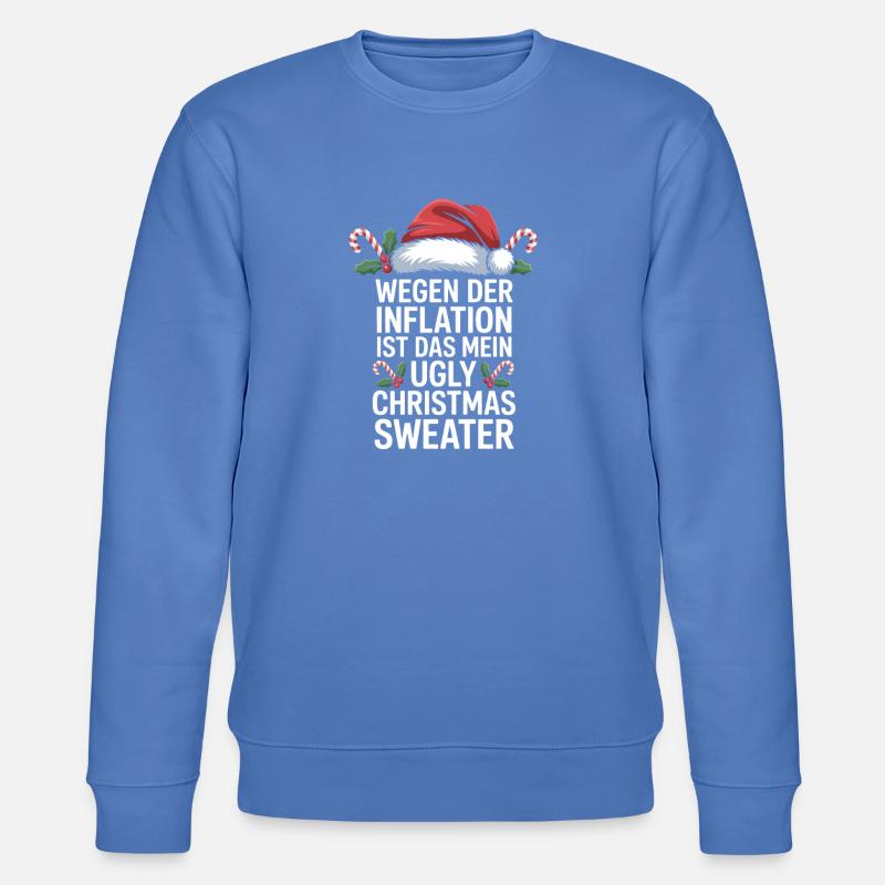 Expression de Noël sur l’inflation - Sweat bio CHANGER Stanley/Stella Unisexe - bleu